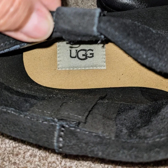 UGG Josefene Cuff Black Women’s Ankle Suede Boots Size‎ 9 NEW - Picture 7 of 10